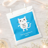 Thema van de geboorte van het Kind Cute Kat Bedankzakje (Geknipt)