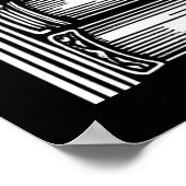 Thema van de schrijver 3 kleur me poster (Hoek)