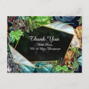 Thema van het feest van de nacht briefkaart