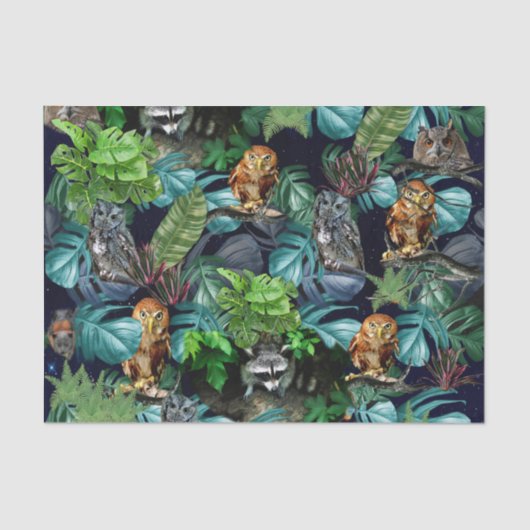 Thema van het feest van de nacht tissuepapier (Voorkant)