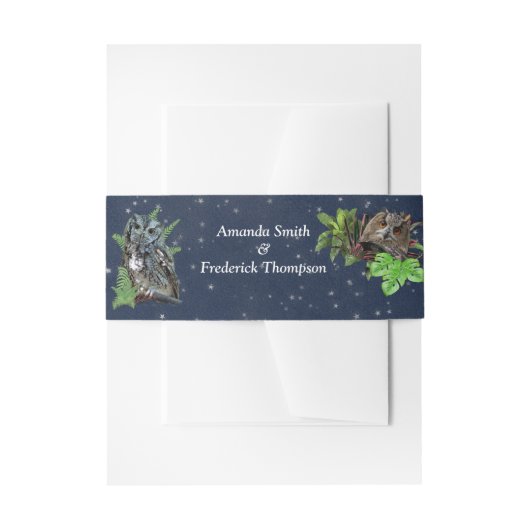 Thema van het feest van de nacht uitnodigingen wikkel (Voorkant Voorbeeld)