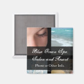 Thema van het luxe kuuroord magneet (Voorkant / Achterkant)