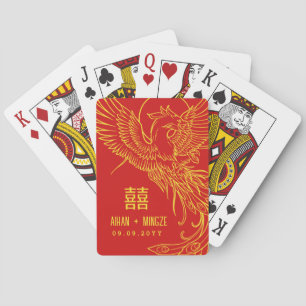 Thema van Phoenix Dubbel geluk Pokerkaarten
