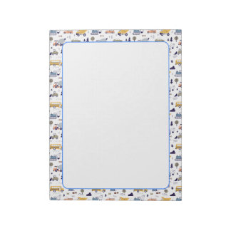 thema Voertuigen Notitieblok