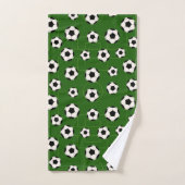 Thema voetbal sportpatroon handdoek set (Handdoek)