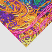 Thema voor kruising met Garens en breiwerk Tissuepapier (Detail)