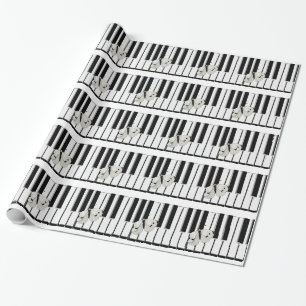 Thema voor muziekbedrijven cadeaupapier