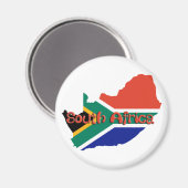Thema Zuid-Afrika Magneet (Voorkant / Achterkant)