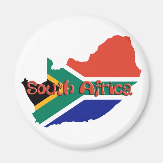 Thema Zuid-Afrika Magneet (Voorkant)