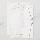 themapartij Marble golden roos Kaart (Achterkant)