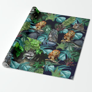 Thema's voor de viering van nachtfeesten cadeaupapier