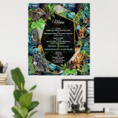 Thema's voor de viering van nachtfeesten poster (Thuiskantoor)