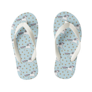 Thema's voor sterren en eenhoorns kinder teenslippers