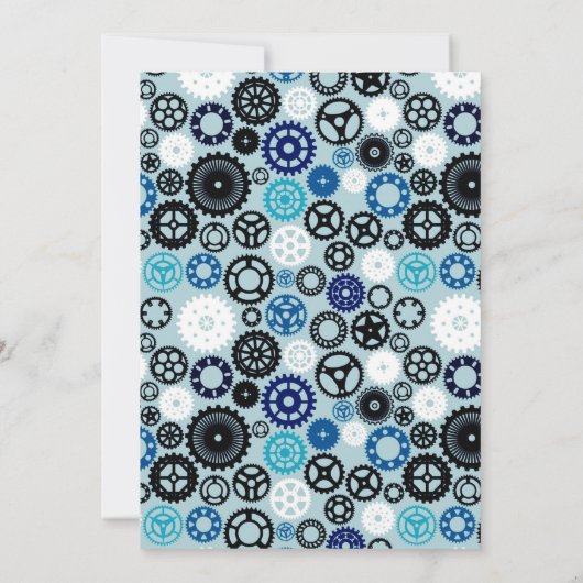 themauitnodiging voor robotpartijen kaart (Achterkant)