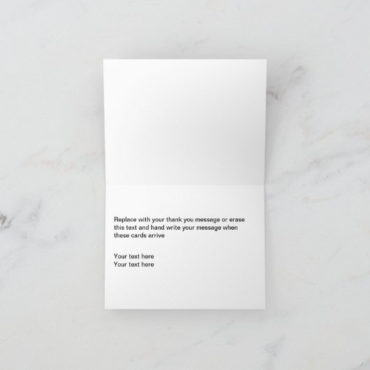 Thème américain Merci Cartes (Intérieur)