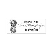 Thème Ananas - Tampon en caoutchouc pour enseignan (Impression)