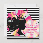 thème anniversaire Invitation (Devant)