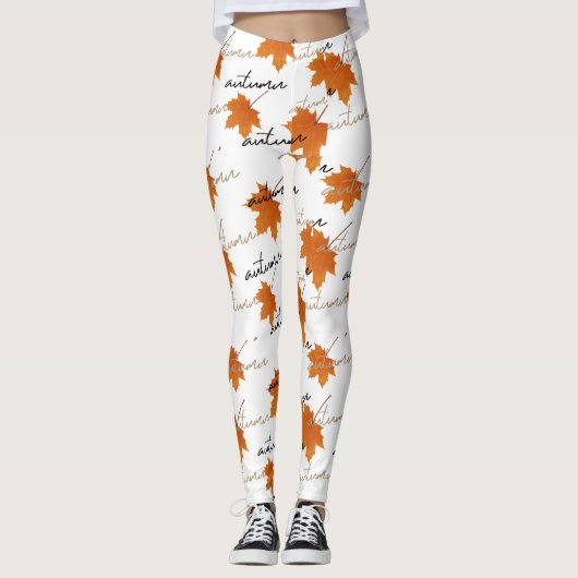 thème automne Leggings (Devant)