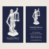 Thème | Avocat À Droit Bleu Minuit (Devant & derrière)