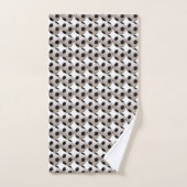 Thème Balle de Football Blanc (Serviette à main)