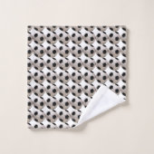 Thème Balle de Football Blanc (Gant de toilette)