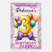 Thème Balloon d'anniversaire 3ème (Recto)