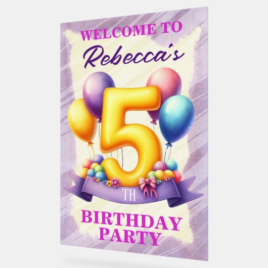 Thème Balloon du 5e anniversaire (Angle)