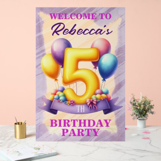 Thème Balloon du 5e anniversaire (Mariage)