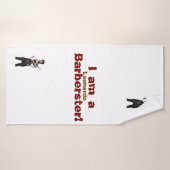 thème Barber de serviette personnalisable (Serviette de bain)