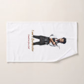thème Barber de serviette personnalisable (Serviette à main)