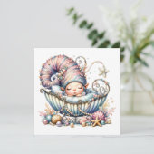 Thème Bébé Précieux - Invitation (Debout devant)