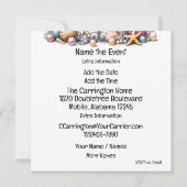 Thème Bébé Précieux - Invitation (Dos)