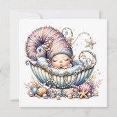 Thème Bébé Précieux - Invitation (Devant)