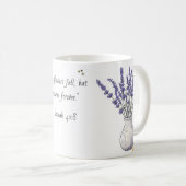 Thème Bible Verse Mug Lavender et Lemon (Devant droit)