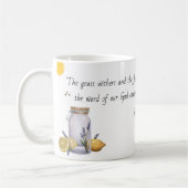 Thème Bible Verse Mug Lavender et Lemon (Gauche)