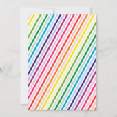 Thème bonbon, chocolat, ticket doré, invitation ar (Dos)