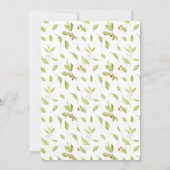 Thème café Bridal Show Invitation (Dos)