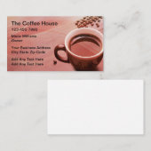 Thème Café Carte de visite moderne (Devant / Derrière)
