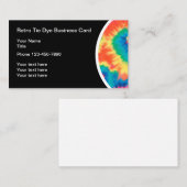 Thème Cartes de visite de la teinture rétro (Devant / Derrière)