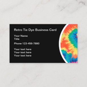 Thème Cartes de visite de la teinture rétro