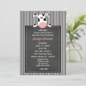 Thème Chalkboard Anniversaire de enfant Invitation (Debout devant)