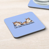 Thème Chat simple et adorable dessous de verre en  (Côté gauche)