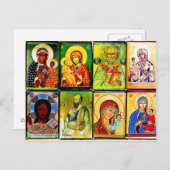 Thème chrétien Carte postale religieuse (Devant / Derrière)