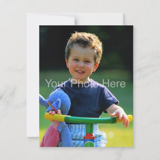 Thème Cirque Invitation pour les enfants à la fête (Dos)