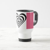 Thème Coeur Mug Rose (Devant droit)