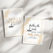 Thème cuisine Bachelorette invitation