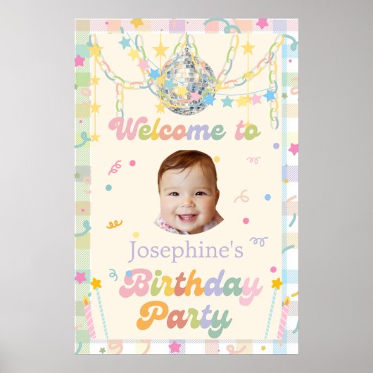 Thème d'anniversaire Affiche d'anniversaire (Devant)