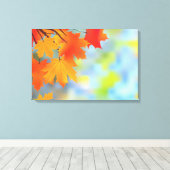 Thème d'automne Belle toile enveloppée (Insitu (Plancher de Bois))