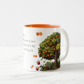 Thème d'automne Bible Verse Mug (Devant droit)
