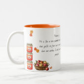 Thème d'automne Bible Verse Mug (Gauche)
